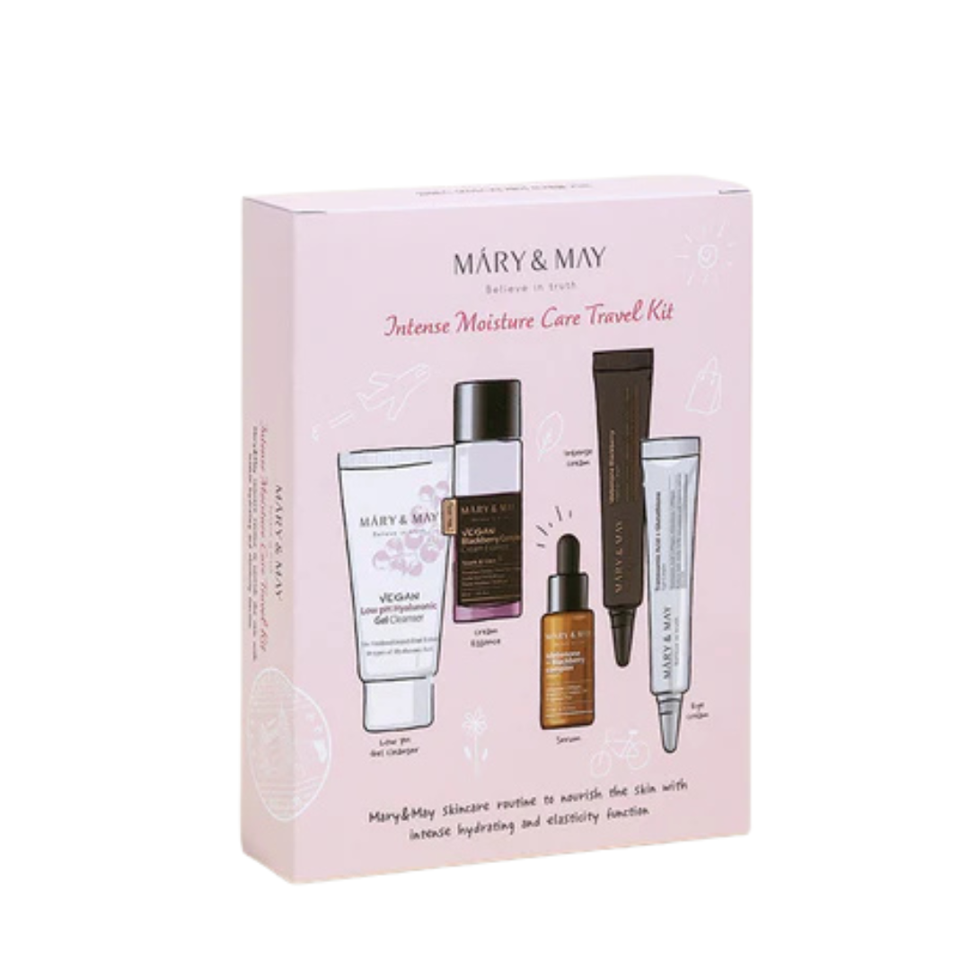 Mary &Amp; May Cica Intense Moisture Care Travel Kit - Σετ 5 Προϊόντων Ενυδάτωσης