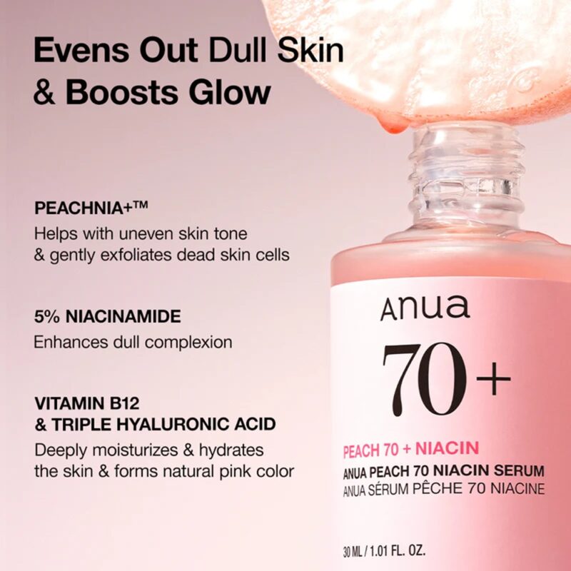 Alternative view of Anua Peach 70% Niacinamide Serum 30Ml