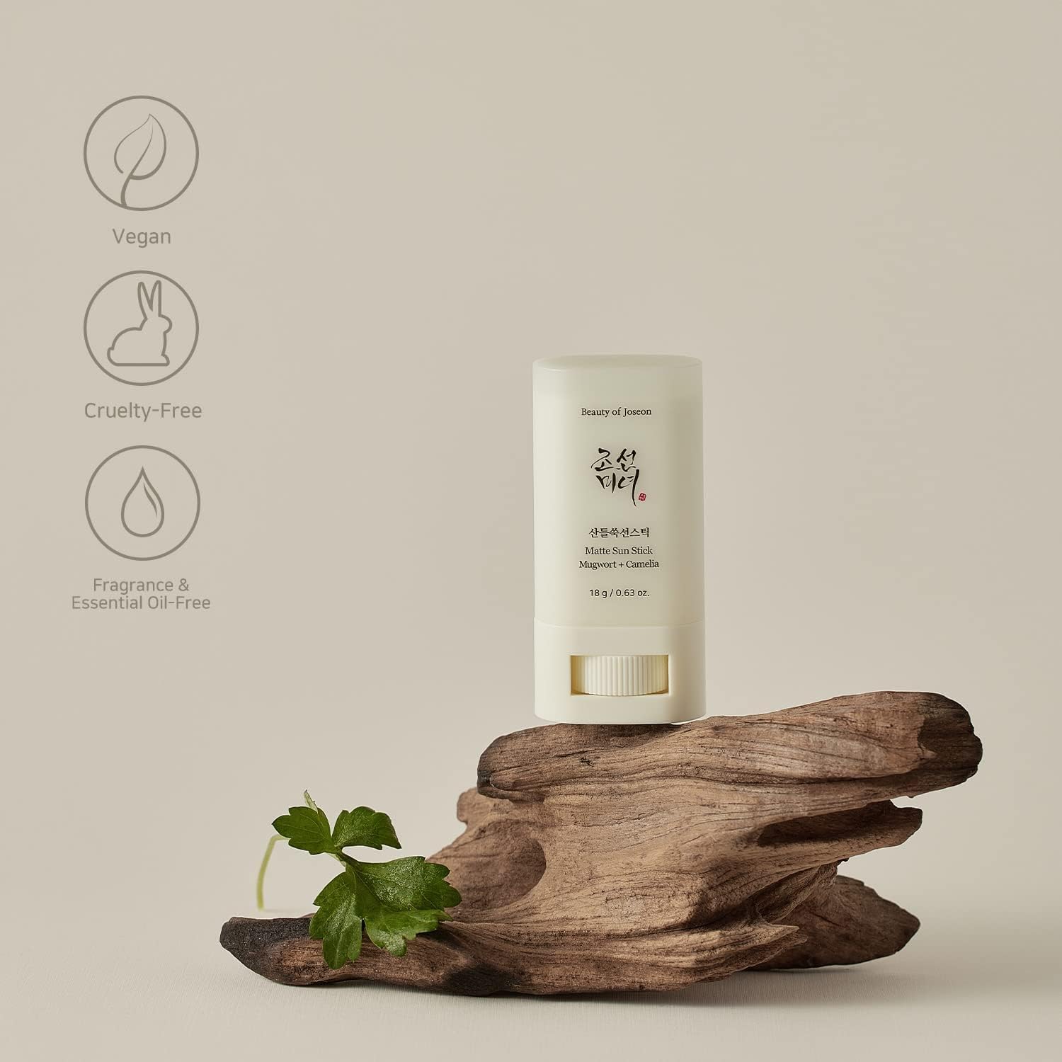 Beauty Of Joseon Matte Sun Stick: Mugwort + Camilia 18G - Image 2