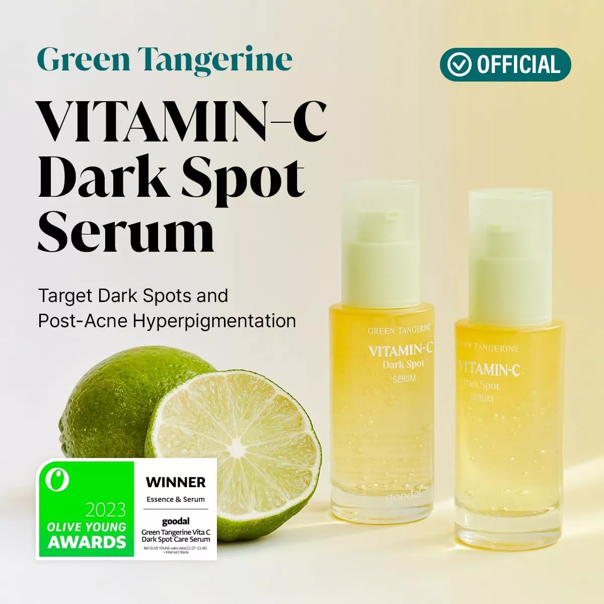 GOODAL Green Tangerine Vita C Dark Spot Care Serum 40ml - Image 3