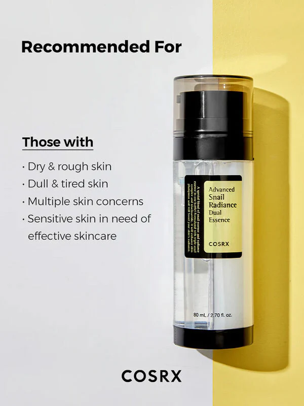 COSRX Advanced Snail Radiance Dual Essence 80ml - Image 4
