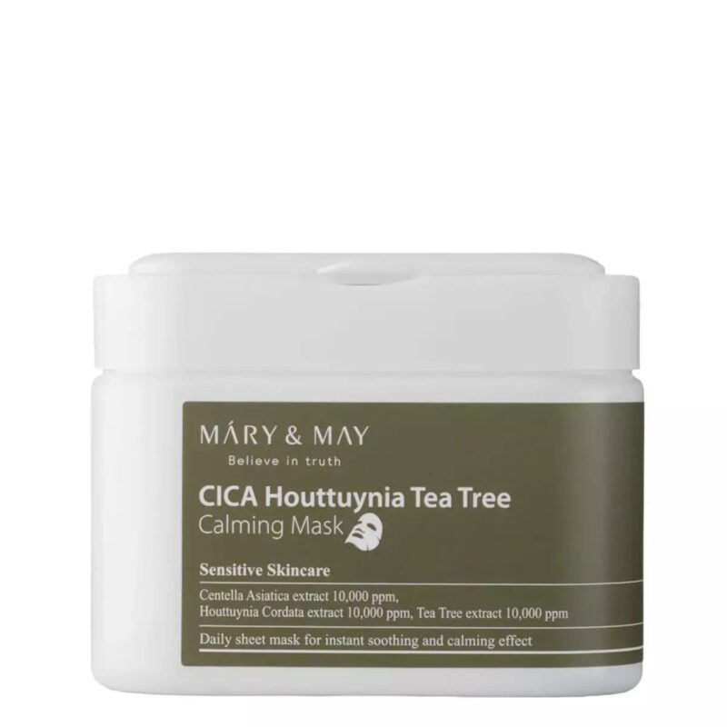 Mary&May Cica Houttuynia Tea Tree Calming Mask 30Pcs