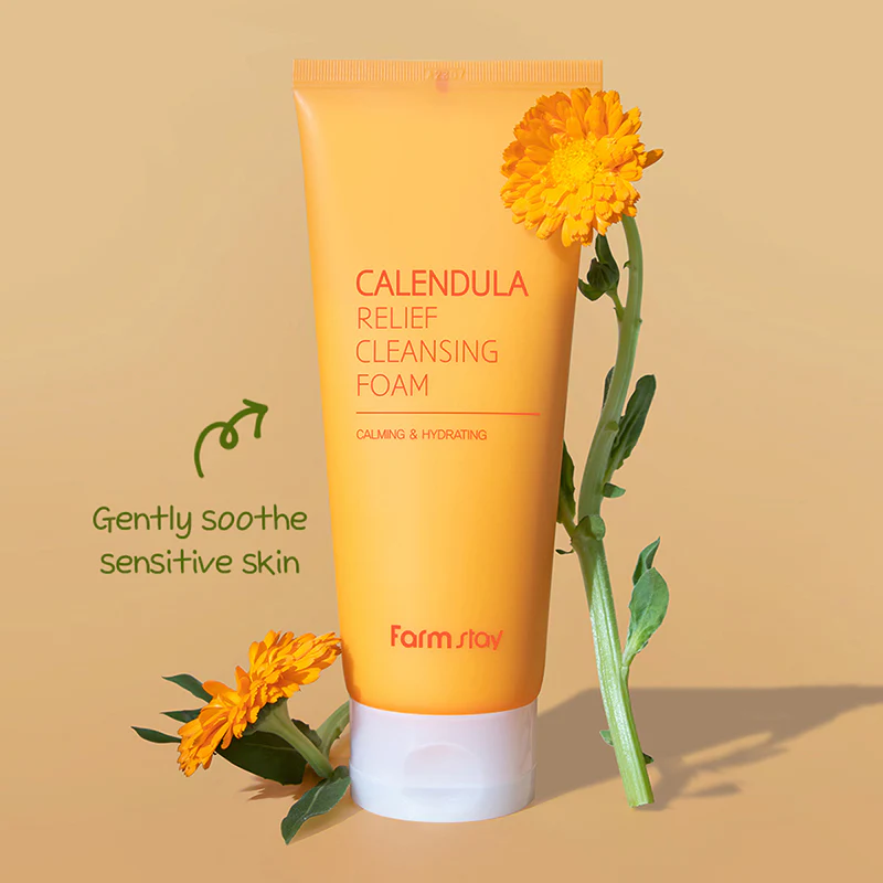 Alternative view of Farmstay Calendula Relief Cleansing Foam 180Ml