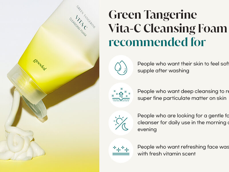 Alternative view of GOODAL Green Tangerine Vita C Cleansing Foam 150ml