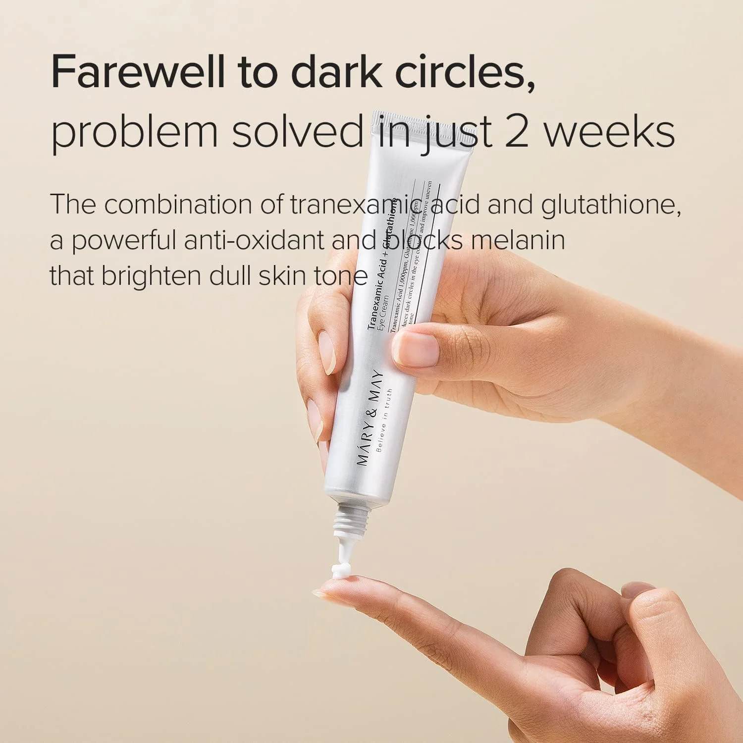 Mary&May Tranexamic Acid+ Glutathion Eye Cream 30Ml - Image 3