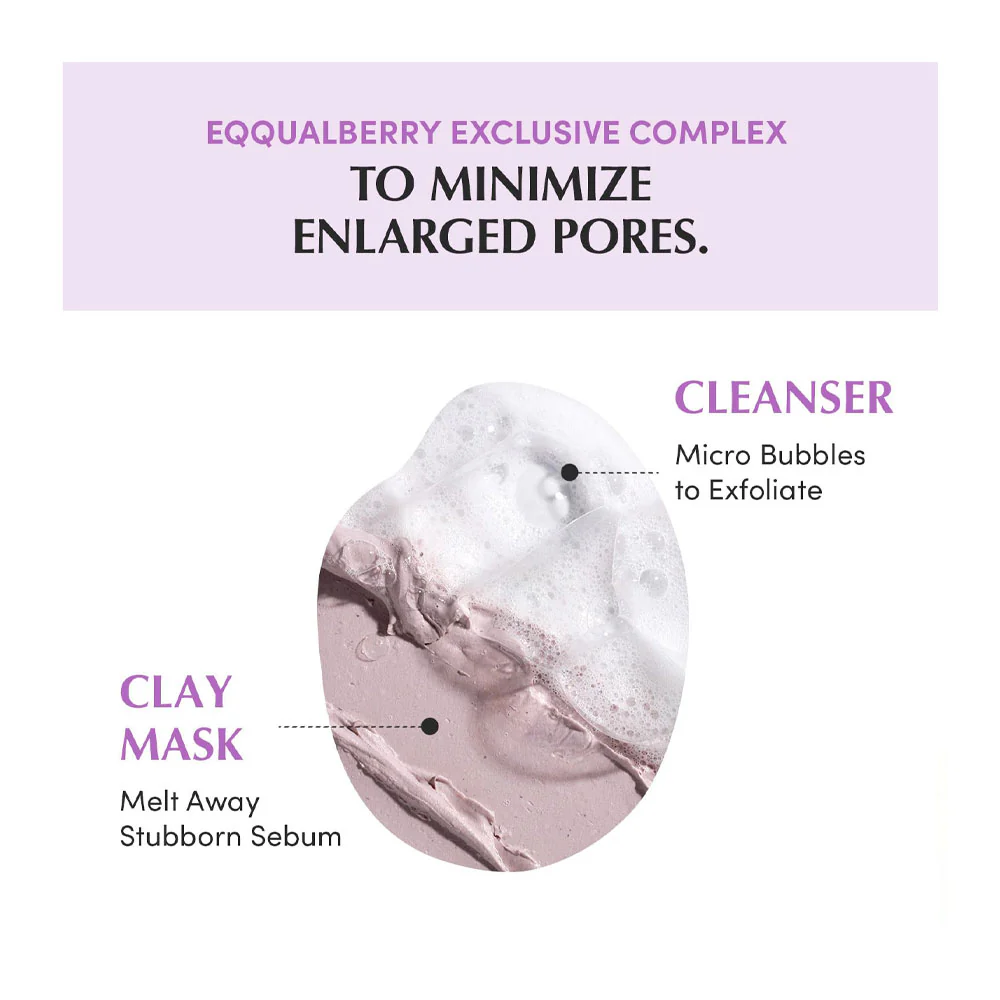 EQQUALBERRY Purple Rice Pore Purifying Pack Cleanser - Καθαροί Πόροι & Λεία Επιδερμίδα σε 1 Βήμα 130g - Image 2