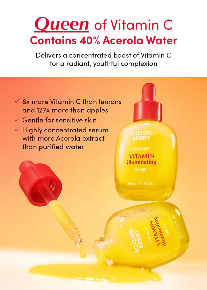 EQQUALBERRY Vitamin Illuminating Serum 30ml - Image 4