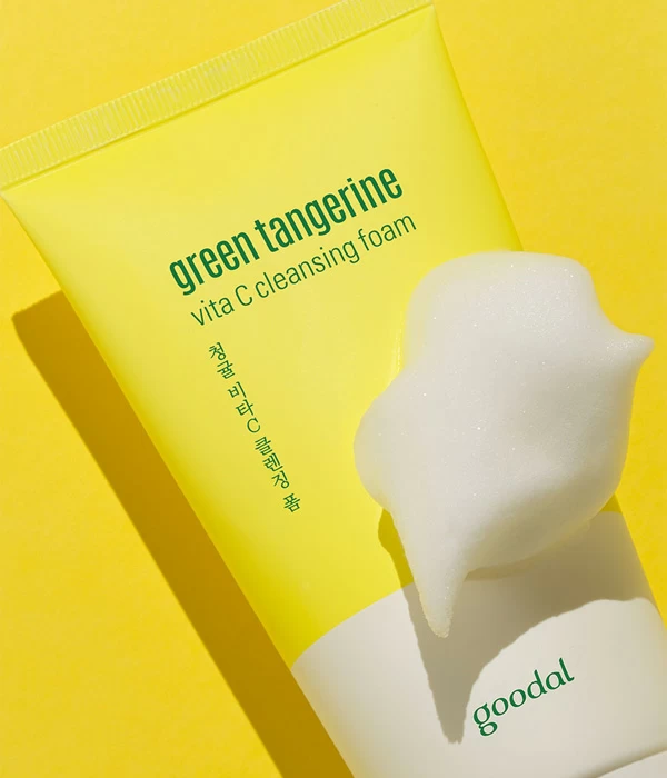 GOODAL Green Tangerine Vita C Cleansing Foam 150ml - Image 3