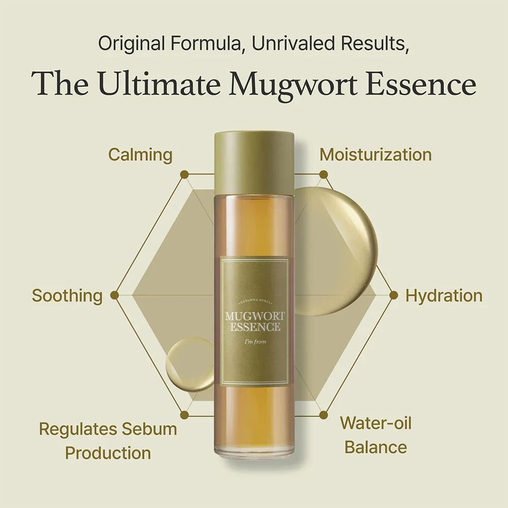 I'm From Mugwort Essence - Καταπραϋντική ενυδατική essence με 100% εκχύλισμα αρτεμισίας 30ml - Image 4