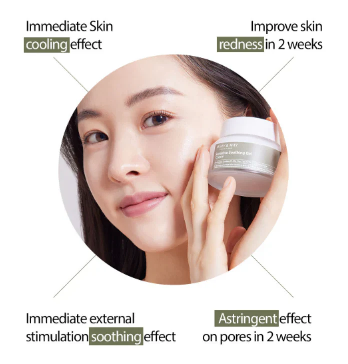 Mary&May Sensitive Soothing Gel Blemish Cream 70G - Image 4