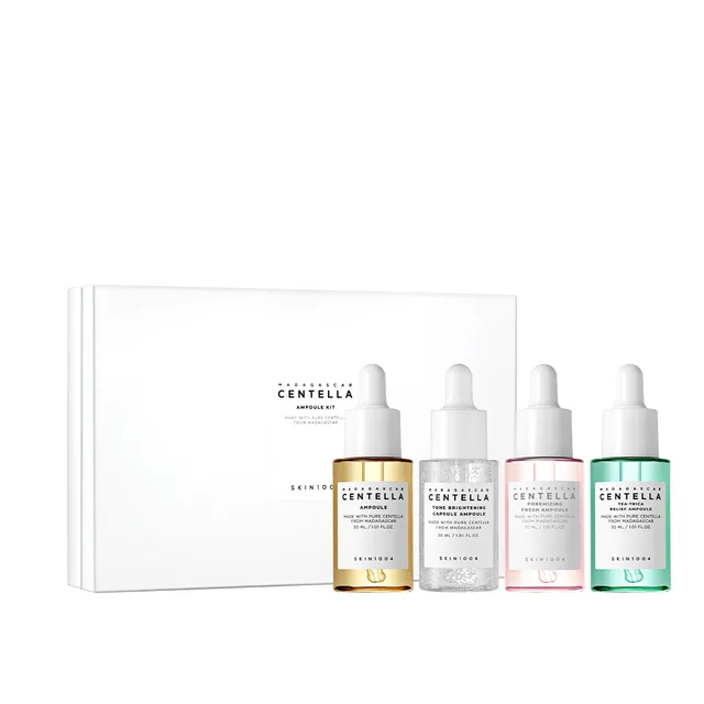 SKIN 1004  Madagascar Centella Ampoule Kit - Σετ 4 μίνι αμπούλες για πολυλειτουργική χρήση 4x30ml