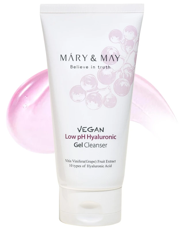 Mary & May Vegan Low pH Hyaluronic Gel Cleanser 150ml - Image 4
