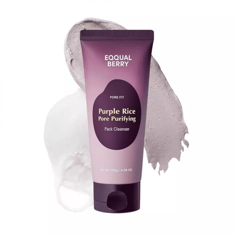 EQQUALBERRY Purple Rice Pore Purifying Pack Cleanser - Καθαροί Πόροι & Λεία Επιδερμίδα σε 1 Βήμα 130g