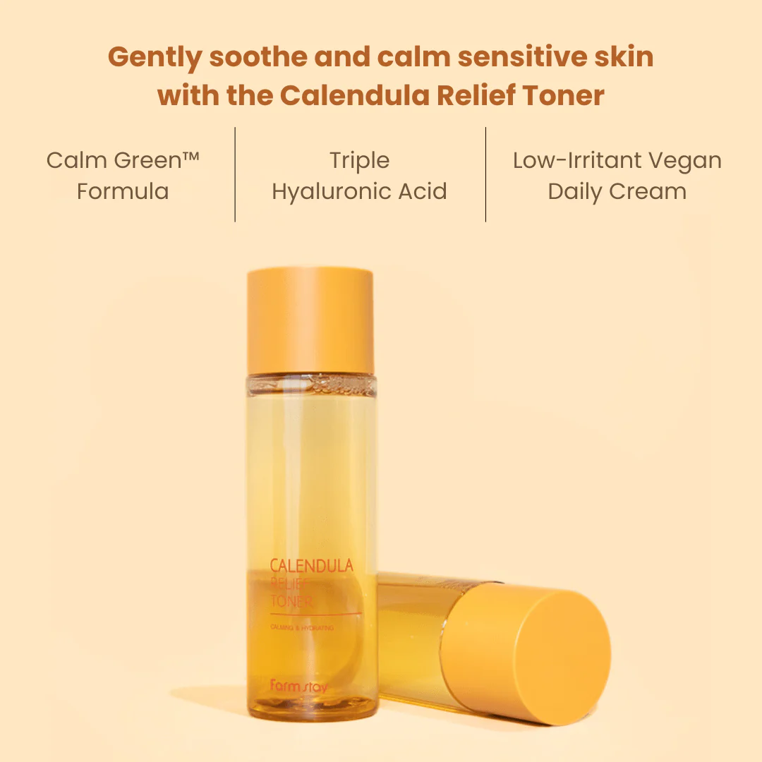 Farmstay Calendula Relief Toner 200Ml - Image 2