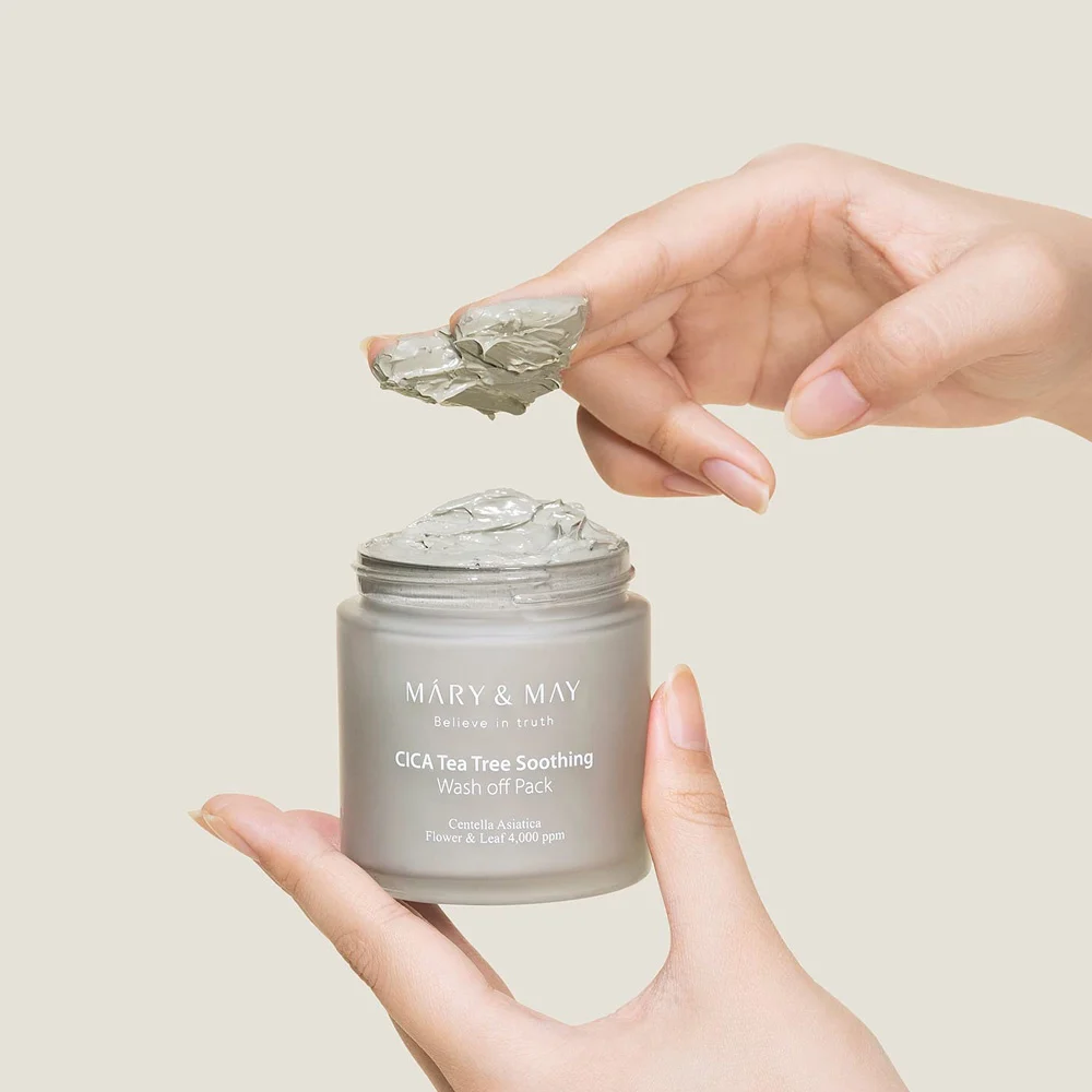 Mary&May Cica Teatree Soothing Wash Off Pack 125G - Image 3