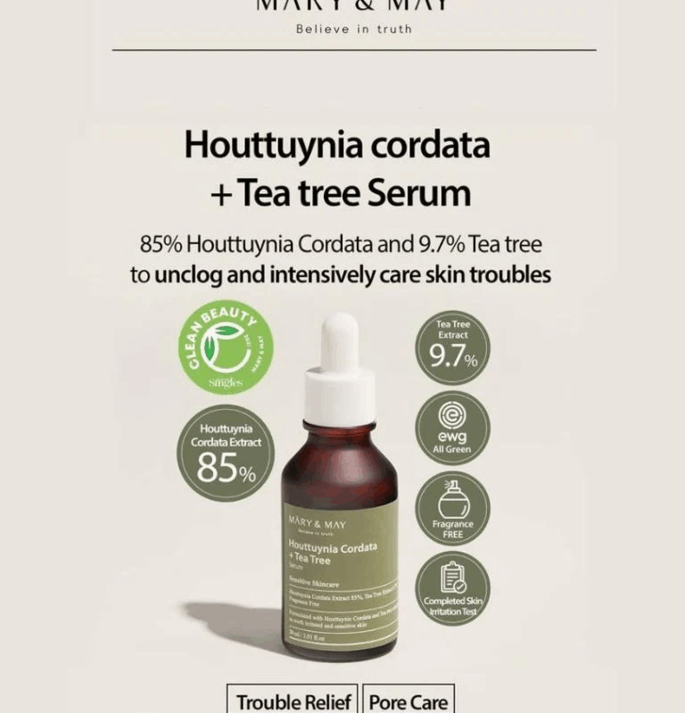 Alternative view of Mary & May Houttuynia Cordata +Tea Tree Serum 30ml