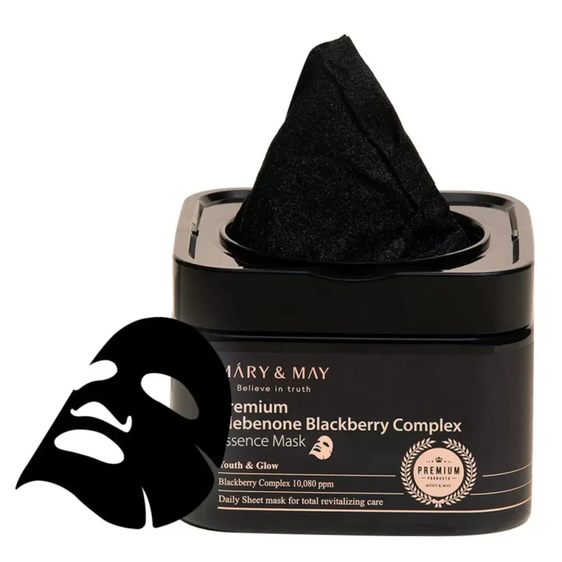 Mary&May Premium Idebenone Blackberry Complex Essence Mask (20τμχ)