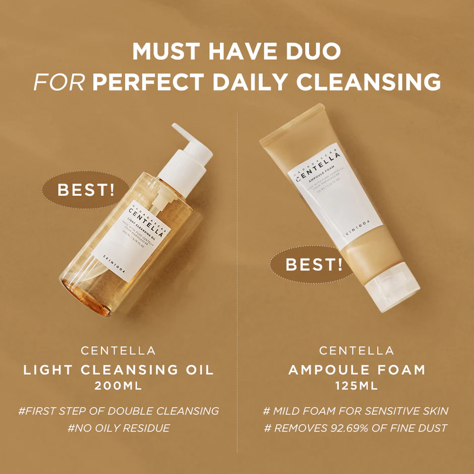 SKIN 1004 Madagascar Centella Double Cleansing Duo - Image 3