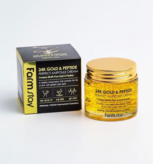 Farmstay 24K Gold & Peptide Perfect Ampoule Cream 80Ml