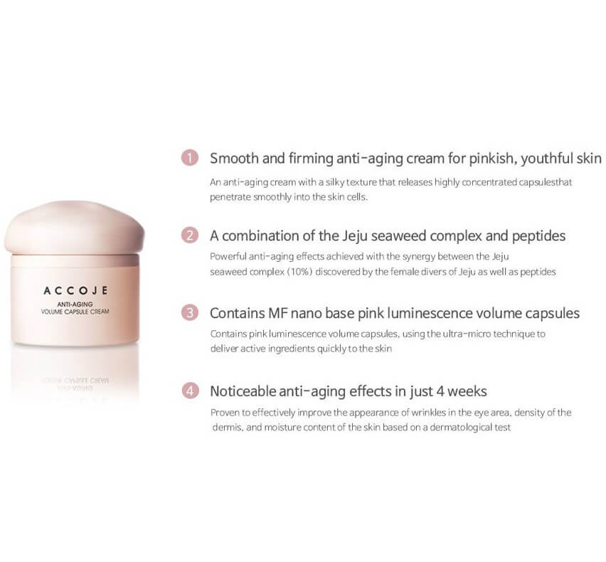 Accoje Anti-Aging Volume Capsule Cream 50ml - Image 4