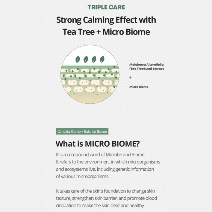 Farmstay Tea Tree Biome Calming Cream 80ml - Image 3