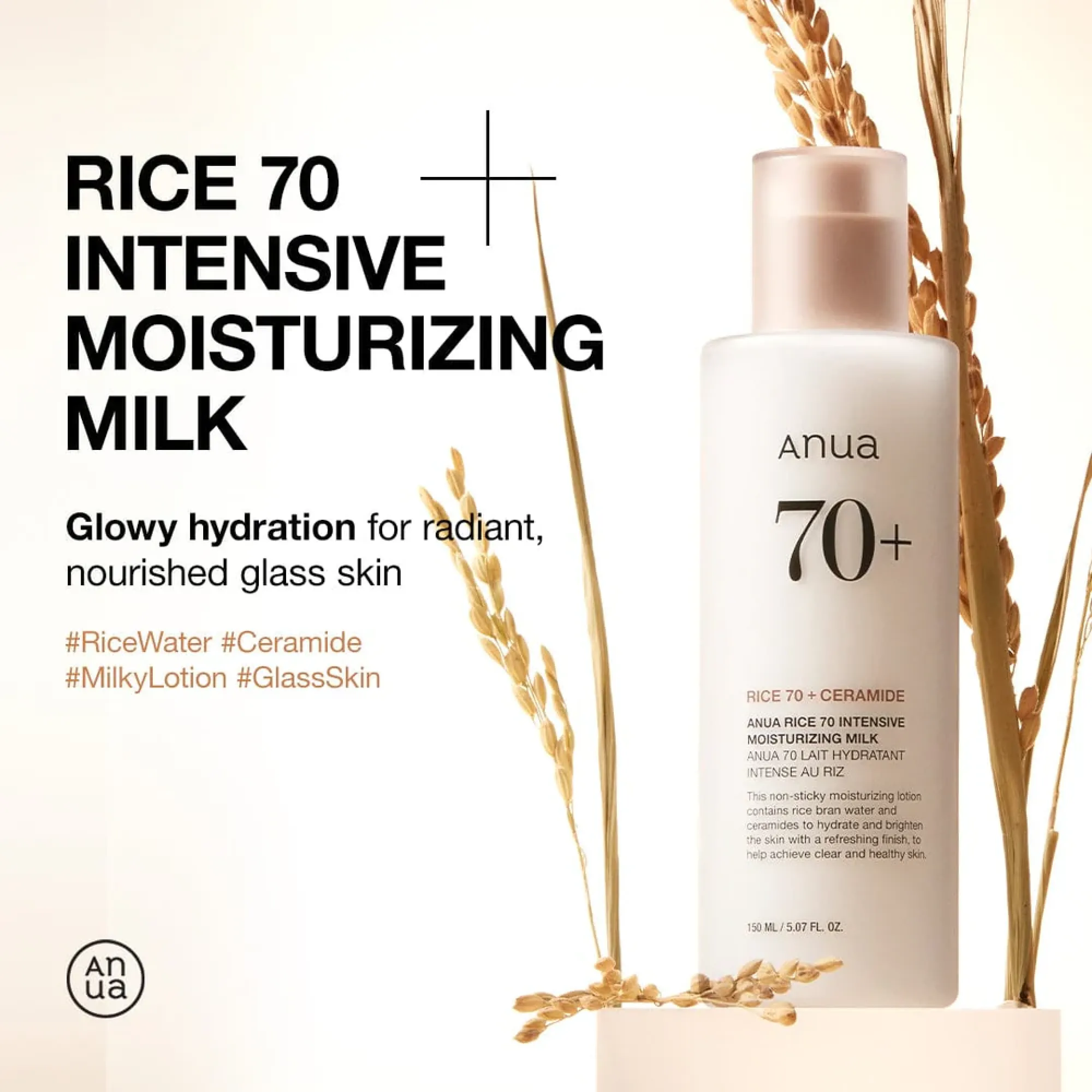 Rice 70 Intensive Moisturizing Milk 150ml - Image 2