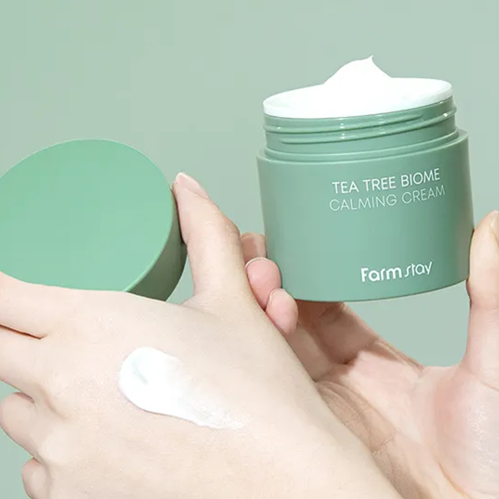 Farmstay Tea Tree Biome Calming Cream 80ml - Image 2
