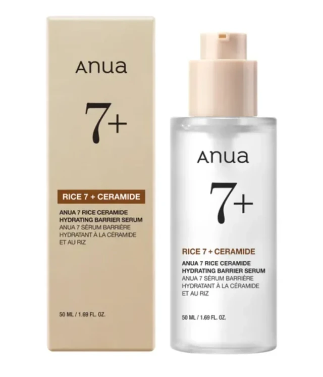 ANUA Rice 7 Ceramide Hydrating Barrier Serum 50ml